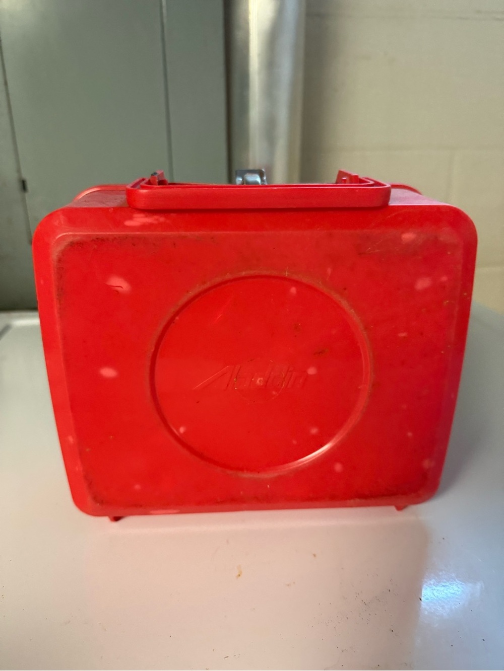 Vintage Nintendo Super Mario Bros. Red Kids Lunchbox with Matching Thermos - Picture 3 of 11